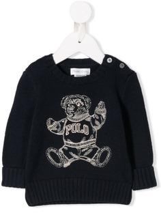 Ralph Lauren Kids джемпер с принтом Teddy Bear