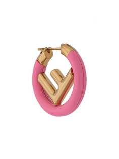 Fendi mono logo earring
