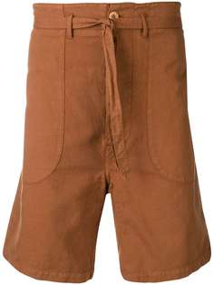 YMC belted waist shorts