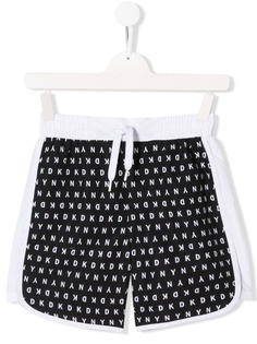 Dkny Kids logo print swim shorts