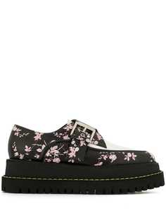 Nº21 floral buckle loafers