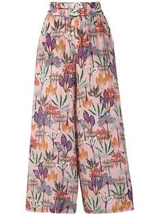 Altea leaf print palazzo trousers