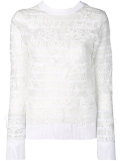 Junya Watanabe джемпер с вышивкой