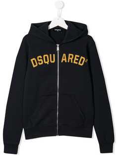 Dsquared2 Kids куртка-бомбер с контрастным логотипом