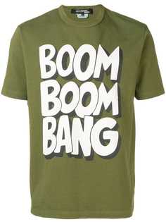 Junya Watanabe MAN футболка Boom Boom Bang с принтом