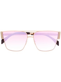 Moschino Eyewear chain detail square frame sunglasses