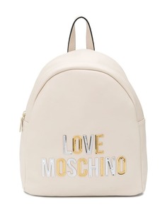 Love Moschino metal logo backpack