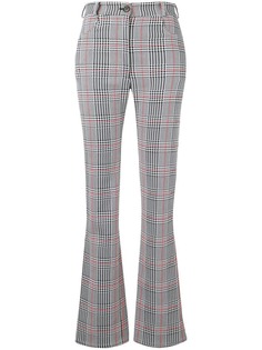 Marios check print trousers