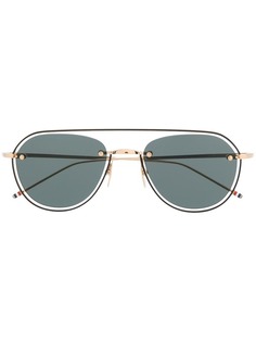 Thom Browne Eyewear солнцезащитные очки-авиаторы