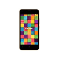 Смартфон DIGMA Argo 3G 8Gb, LINX, золотистый