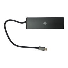 Хаб (разветвитель) DIGMA HUB-2U3.0СCR-UC-G, серый