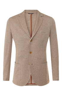 Пиджак из смеси шелка и кашемира Loro Piana