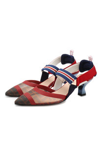 Текстильные туфли Fendi