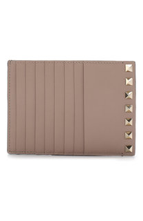 Кожаный футляр для кредитных карт Valentino Garavani Rockstud Valentino
