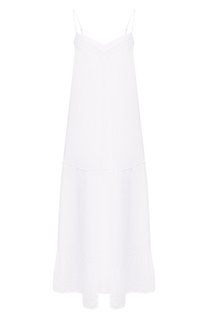Льняное платье на бретельках 120% Lino