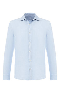 Льняная рубашка с воротником кент 120% Lino