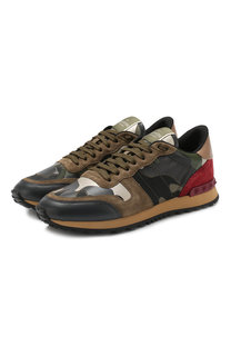 Комбинированные кроссовки Valentino Garavani Rockrunner Valentino