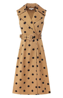 Хлопковое платье-миди Oscar de la Renta