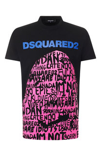 Хлопковая футболка Dsquared2