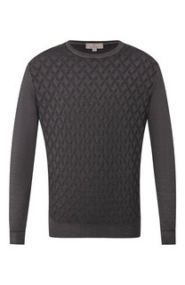 Джемпер из смеси шерсти и шелка Canali