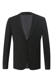 Пиджак из смеси шерсти и шелка Giorgio Armani
