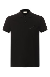 Хлопковое поло Saint Laurent