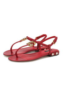 Кожаные сандалии DG Amore Dolce & Gabbana
