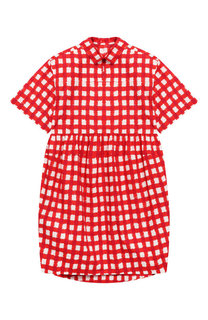 Хлопковое платье-рубашка Marni