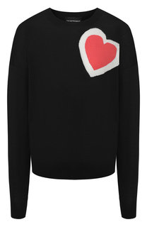 Пуловер с сердцем Emporio Armani