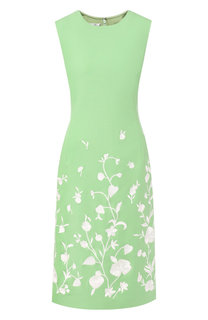 Платье-миди из шерсти Oscar de la Renta