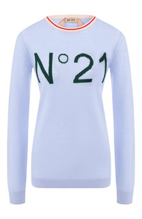 Шерстяной пуловер No. 21