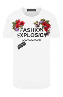 Хлопковая футболка Dolce & Gabbana