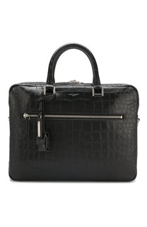 Кожаная сумка для ноутбука Saint Laurent