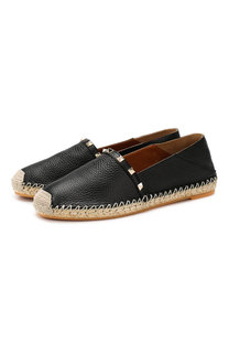Кожаные эспадрильи Valentino Garavani Rockstud Double Valentino