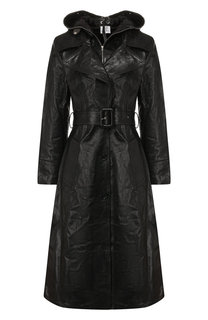Кожаное пальто Vetements