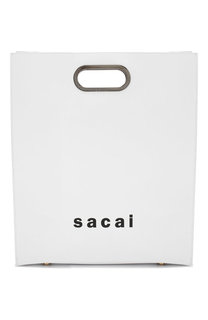 Кожаная сумка Sacai