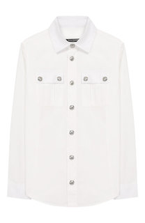 Хлопковая рубашка Balmain