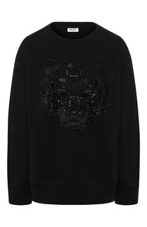 Хлопковый пуловер Kenzo