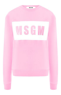 Хлопковый пуловер MSGM