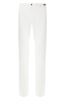 Брюки из смеси хлопка и льна Paul&Shark