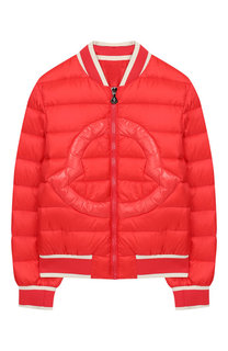Пуховый бомбер Moncler Enfant