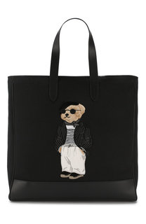 Текстильная сумка-шоппер Ralph Lauren