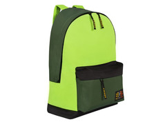 Рюкзак Grizzly RU-704-3/2 Black-Light Green