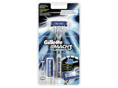 Бритва Gillette Mach3 Turbo с 2 сменными кассетами 81428407