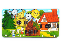 Сортер Нескучные игры BusyBoard Три поросенка 8012/16