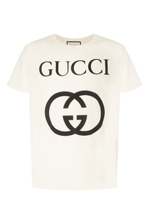 Футболка оверсайз с логотипом GG Gucci