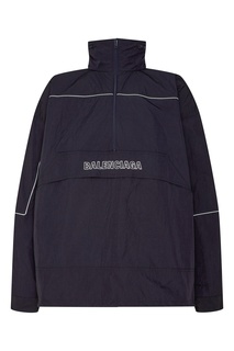 Темно-синяя куртка с логотипом Balenciaga Man