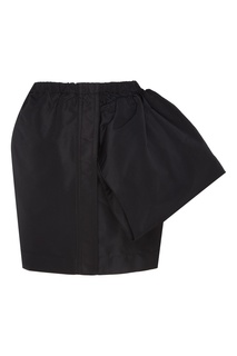 Асимметричная мини-юбка черного цвета No21