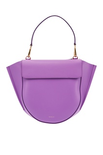 Фиолетовая кожаная сумка Hortensia Wandler