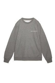 Базовый серый свитшот с принтом Calvin Klein